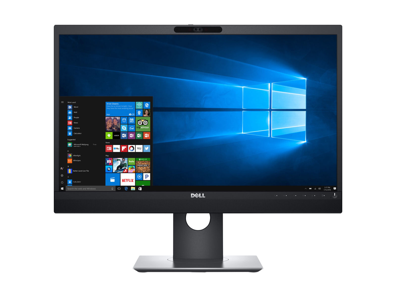 Dell P2418HZ 24" FHD 1920 x 1080 Video Conferencing LED Display Monitor (P2418HZ) (Copy) Monitors.com 