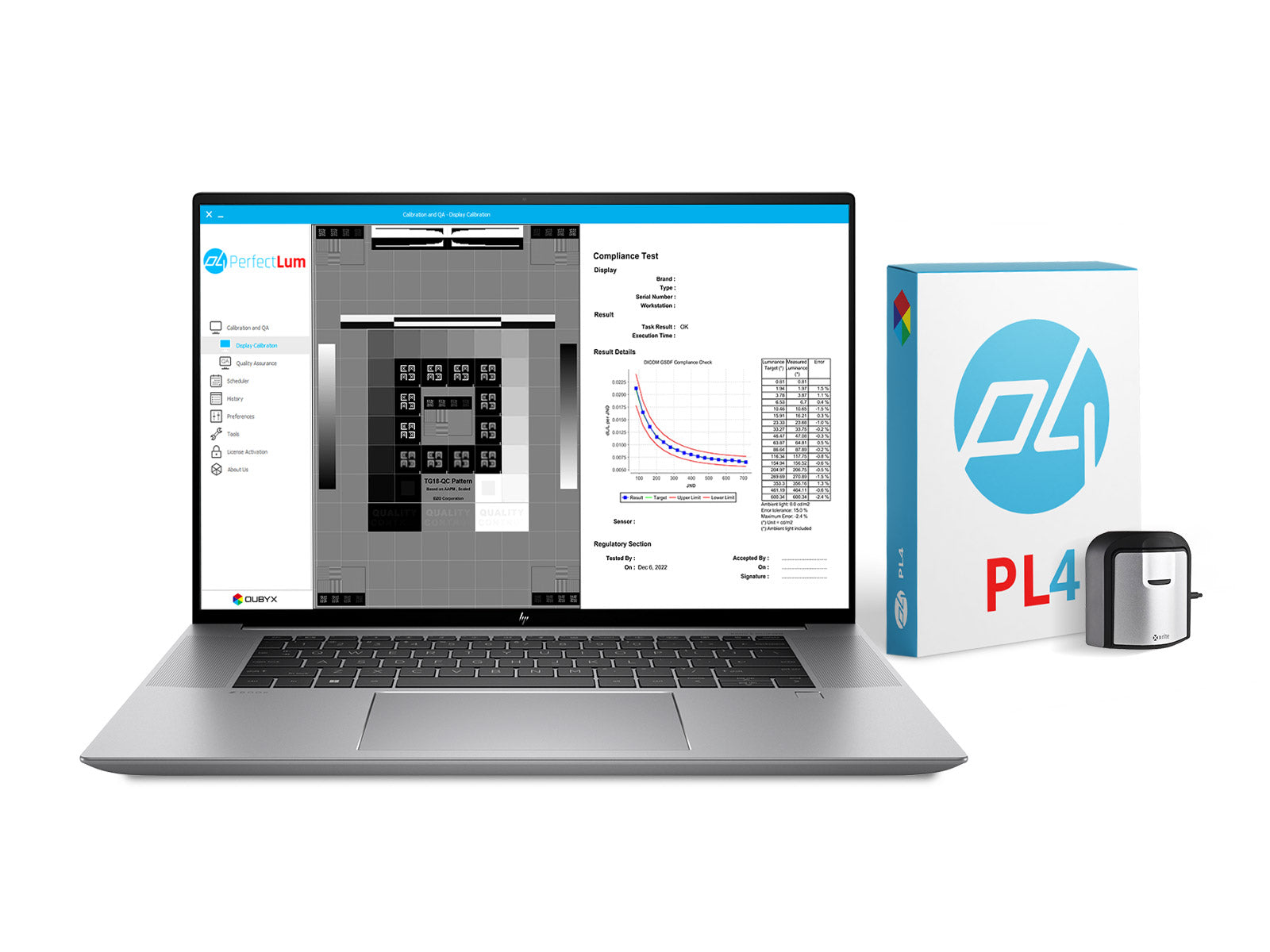 Estação completa de leitura de revisão clínica | 2 x LG 27 "8MP Displays de revisão clínica de cores | HP ZBook Studio 16 G9 | Mic.