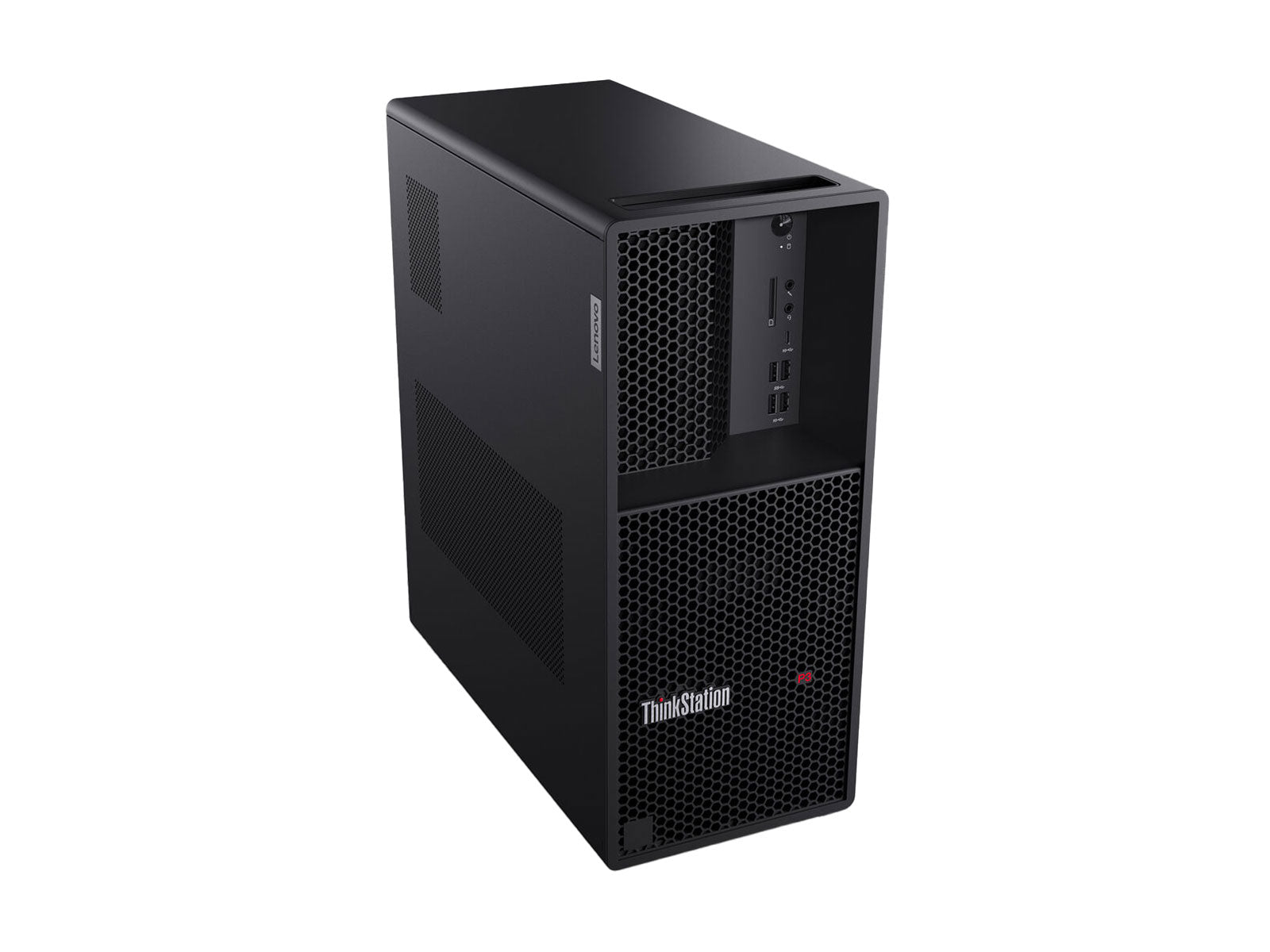 Lenovo ThinkStation P3 Tower Workstation | Core i9-14900K @ 6.0GHz | 24-Core | 64GB DDR5 | 2TB NVMe SSD | RTX A2000 12GB | WiFi 6E | Win11 Pro Monitors.com 