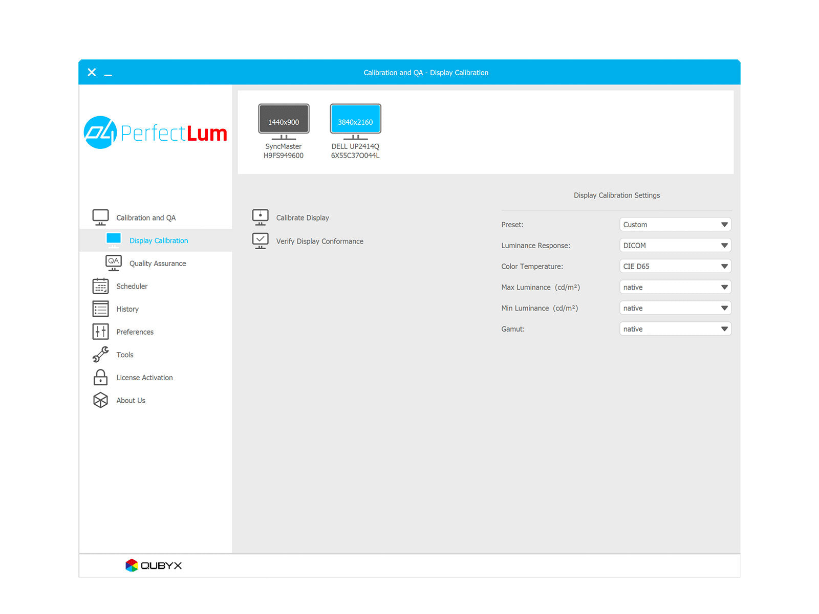 PerfectLUM DICOM Calibration & QA Complete Package (Software license & PUC) Monitors.com 