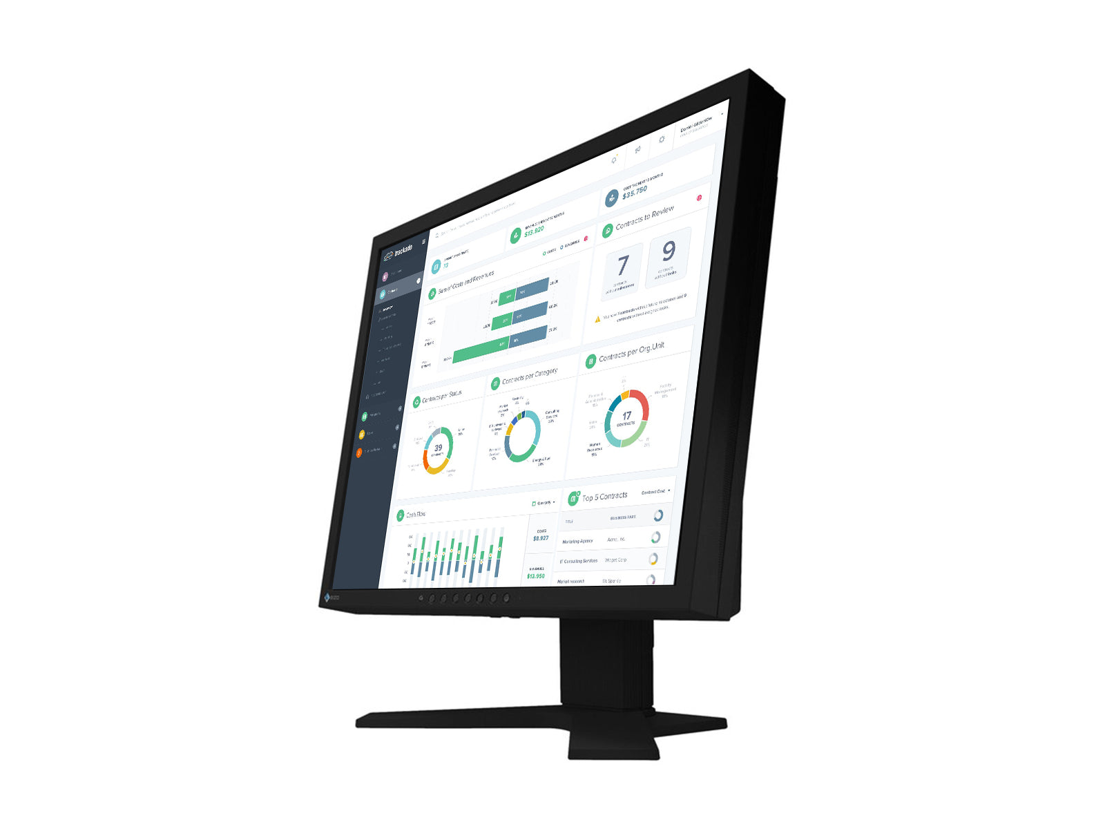 Eizo FlexScan S1923 19" SXGA 1280 x 1024 Color LED Display Monitor (S1923-BK) Monitors.com 