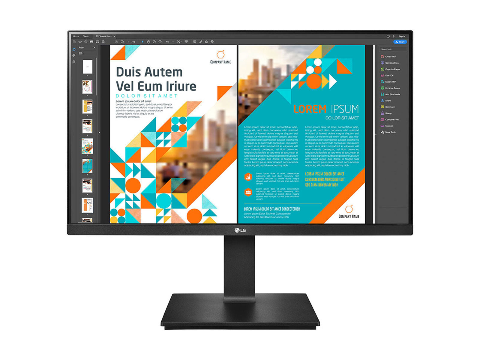 LG 24BP55Q 24" QHD 2560 x 1440 Color IPS Display Monitor (24BP55Q-B) Monitors.com 