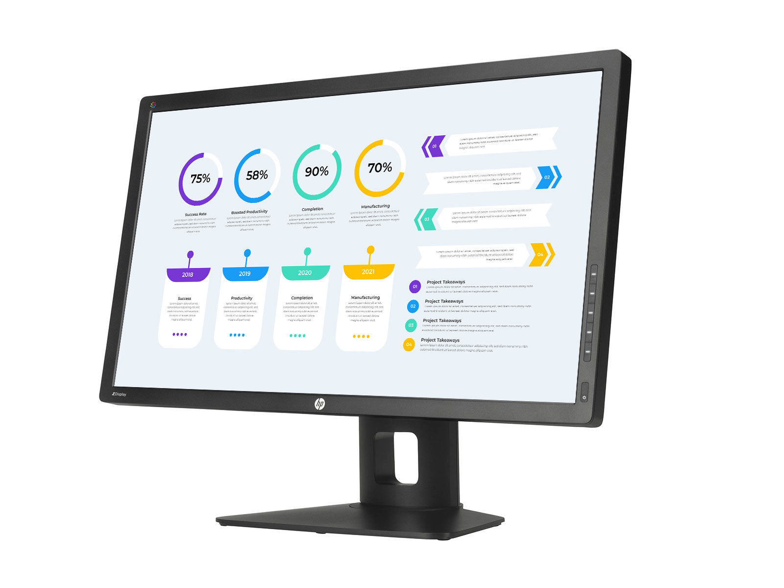 HP DreamColor Z27x 27" WQHD 2560 × 1440 IPS Display Monitor (D7R00A8#ABA) Monitors.com 